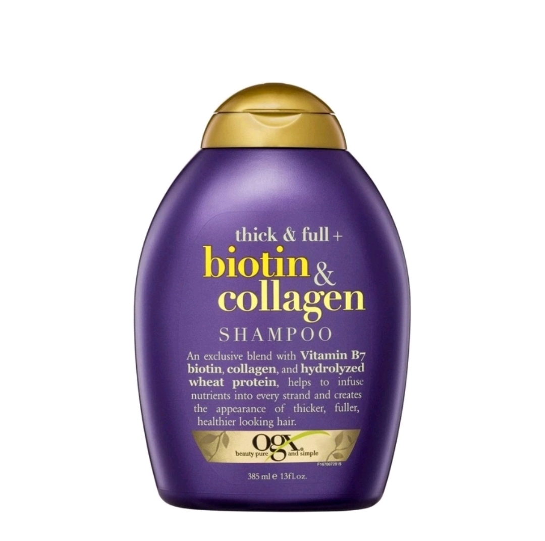 Bộ dầu gội xả biotin collagen ogx combo biotin tím 385ml chính hãng