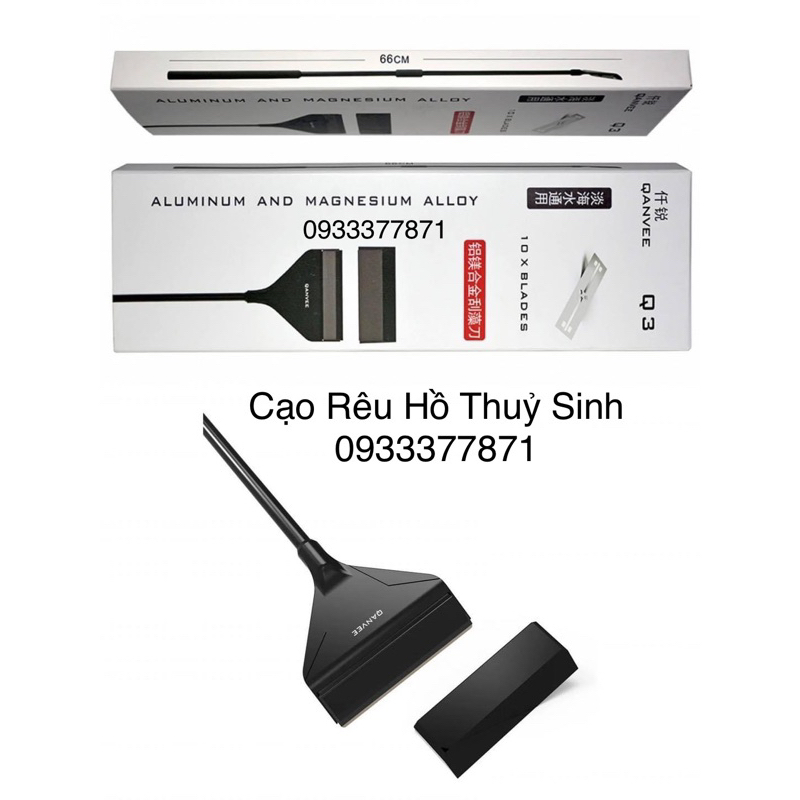 Cây cạo rêu hồ cá quanvee q3 chuyên vệ sinh cho hồ thủy sinh