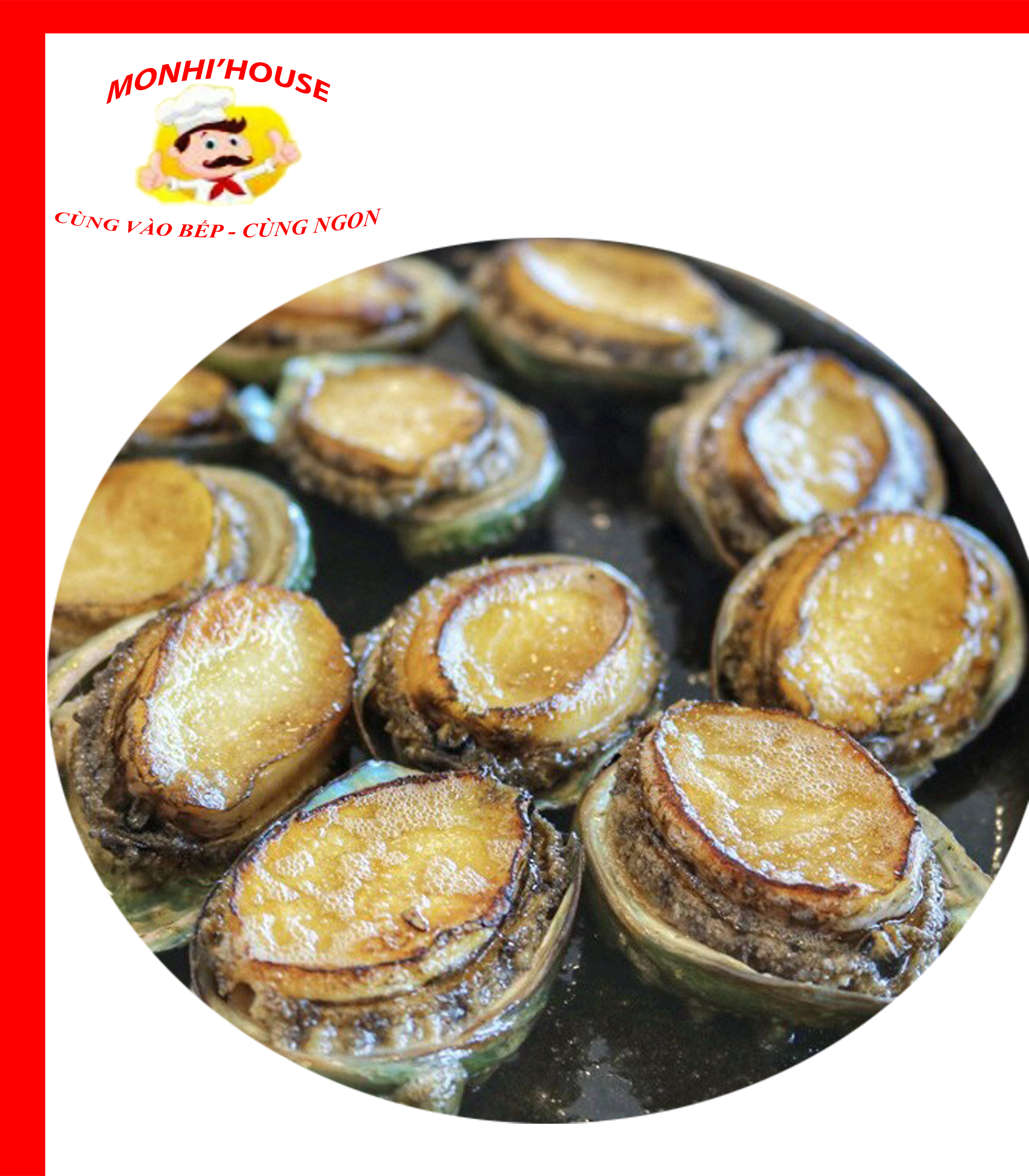 1kg bào ngư Hàn Quốc Korean Abalone(18-20 con/kg)