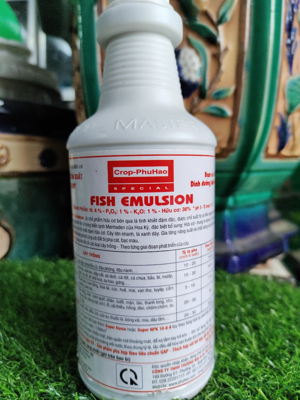 Phân đạm cá Fish Emulsion của Mỹ chai 500ml