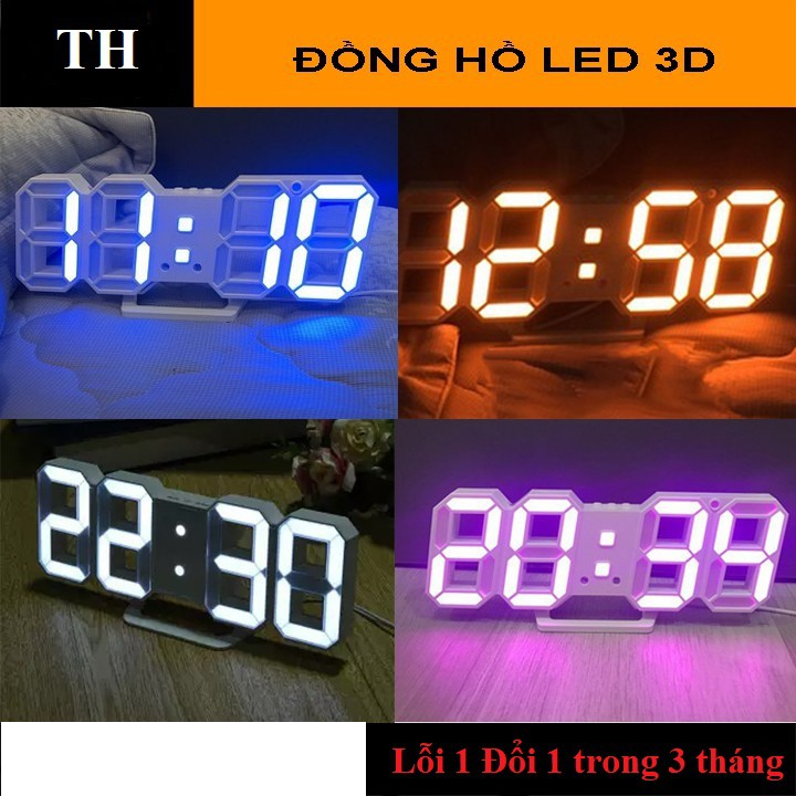 Đồng hồ led để bàn, treo tường điện tử