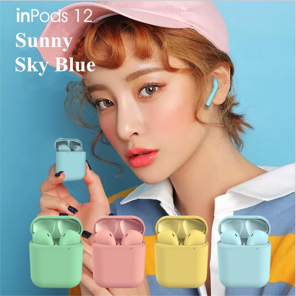 Tai Nghe Bluetooth Không Dây i12 Tai Nghe Bluetooth Doanh Nghiệp Tai Nghe Có Mic Rảnh Tay Cho Xe Hơi Android
