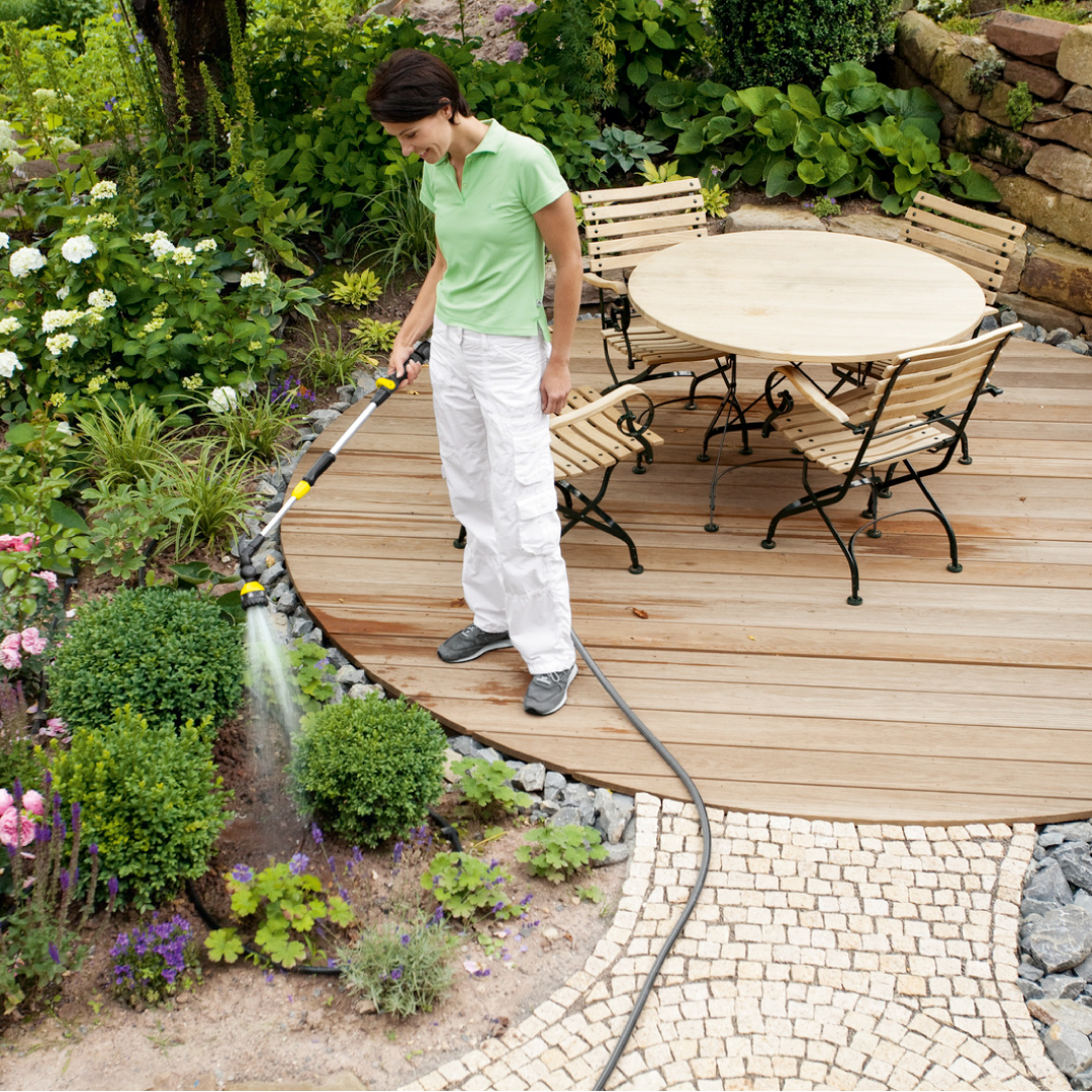 Karcher steel gardening spray Rod, composed of 6 adjustable water jet, flexible length adjustment