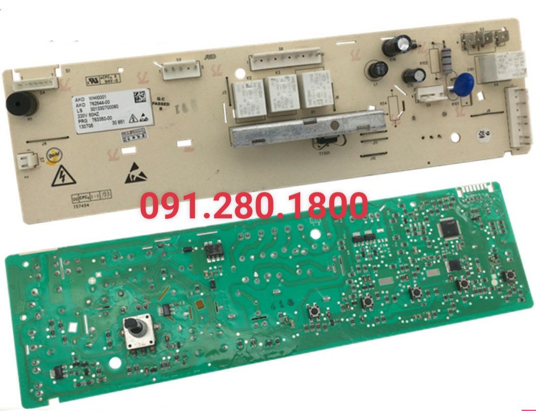 Bo mạch máy giặt cửa ngang midea mfg80-1200 máy 8kg