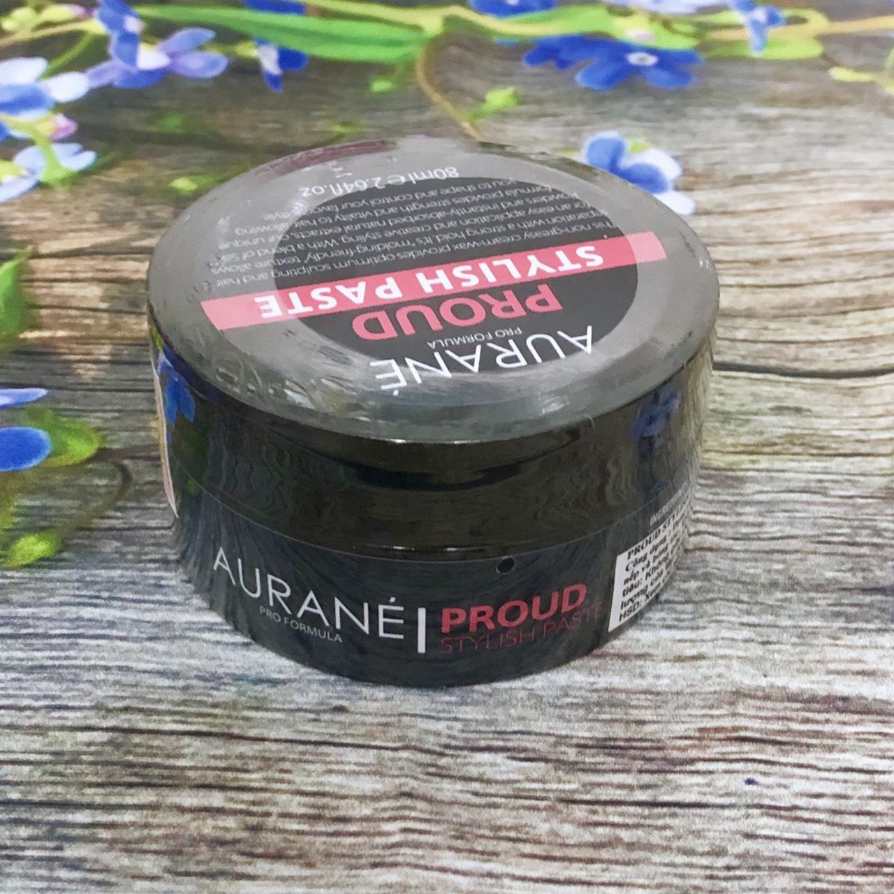 [tặng mũ trùm][HCM]Sáp tạo kiểu bóng tóc Aurane Proud Stylish Paste 80ml