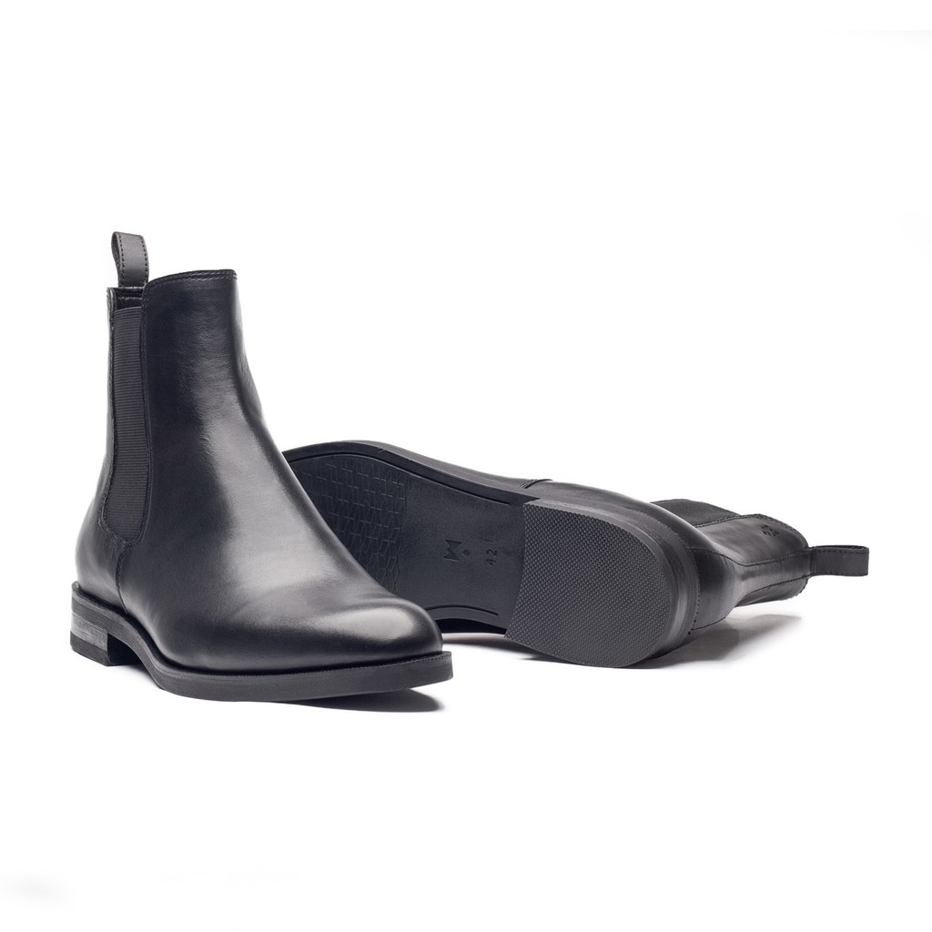Giày boot THE WOLF classic chelsea boot - Black