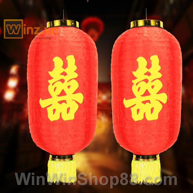 [HCM]Lồng đèn song hỷ Lồng đèn trang trí tiệc cưới