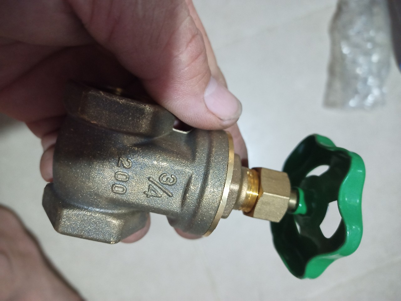 Van cửa đồng Sanwa phi 27 (3/4 200)