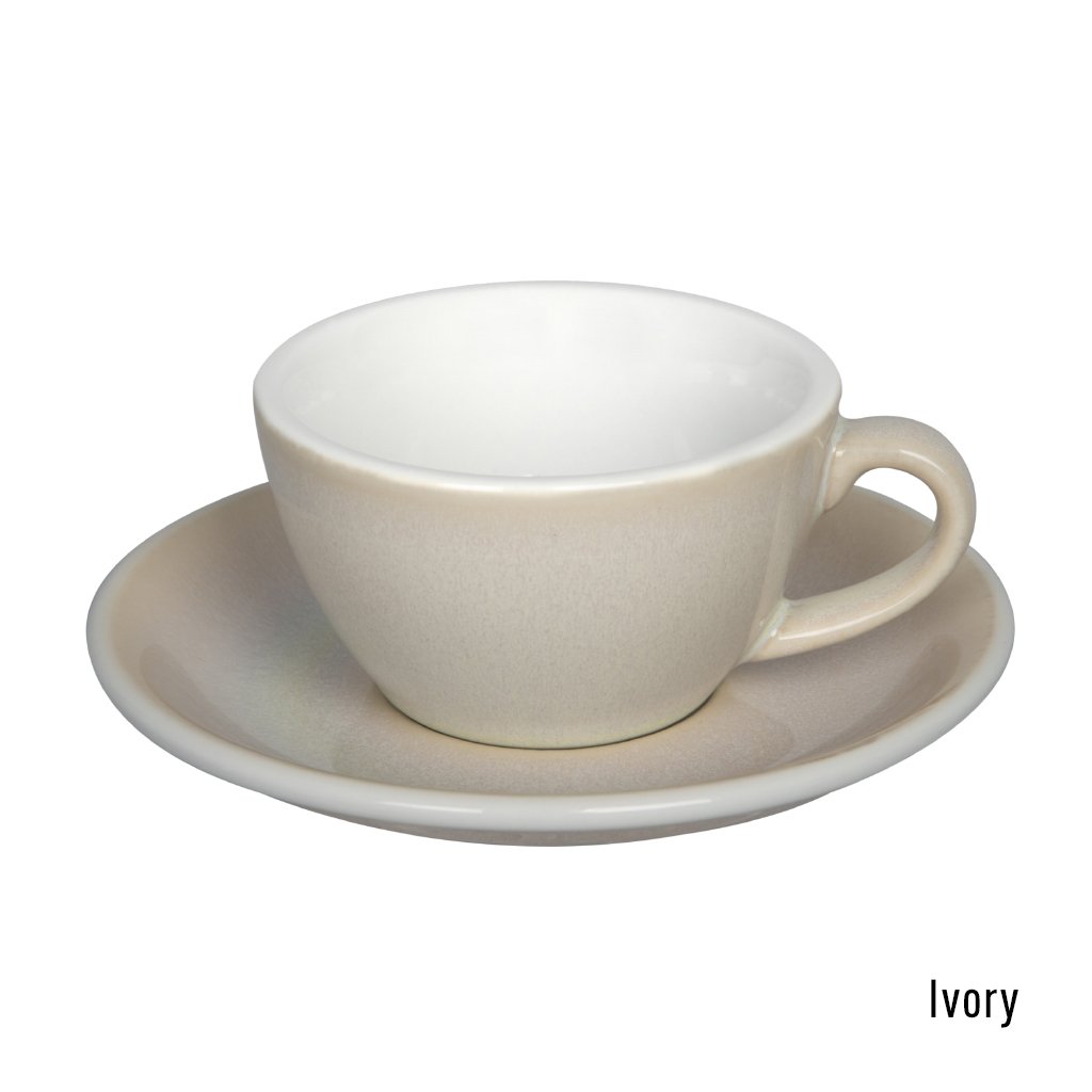 Ly Cà Phê Flat White 150ml Egg (Màu Potters) - Loveramics