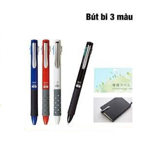 Hộp 12 Bút bi bấm 3 ngòi Winning