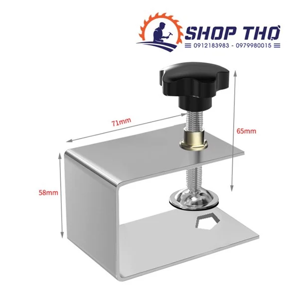 Kẹp cố định mặt hộc ngăn kéo tủ ( bộ 2 cái )