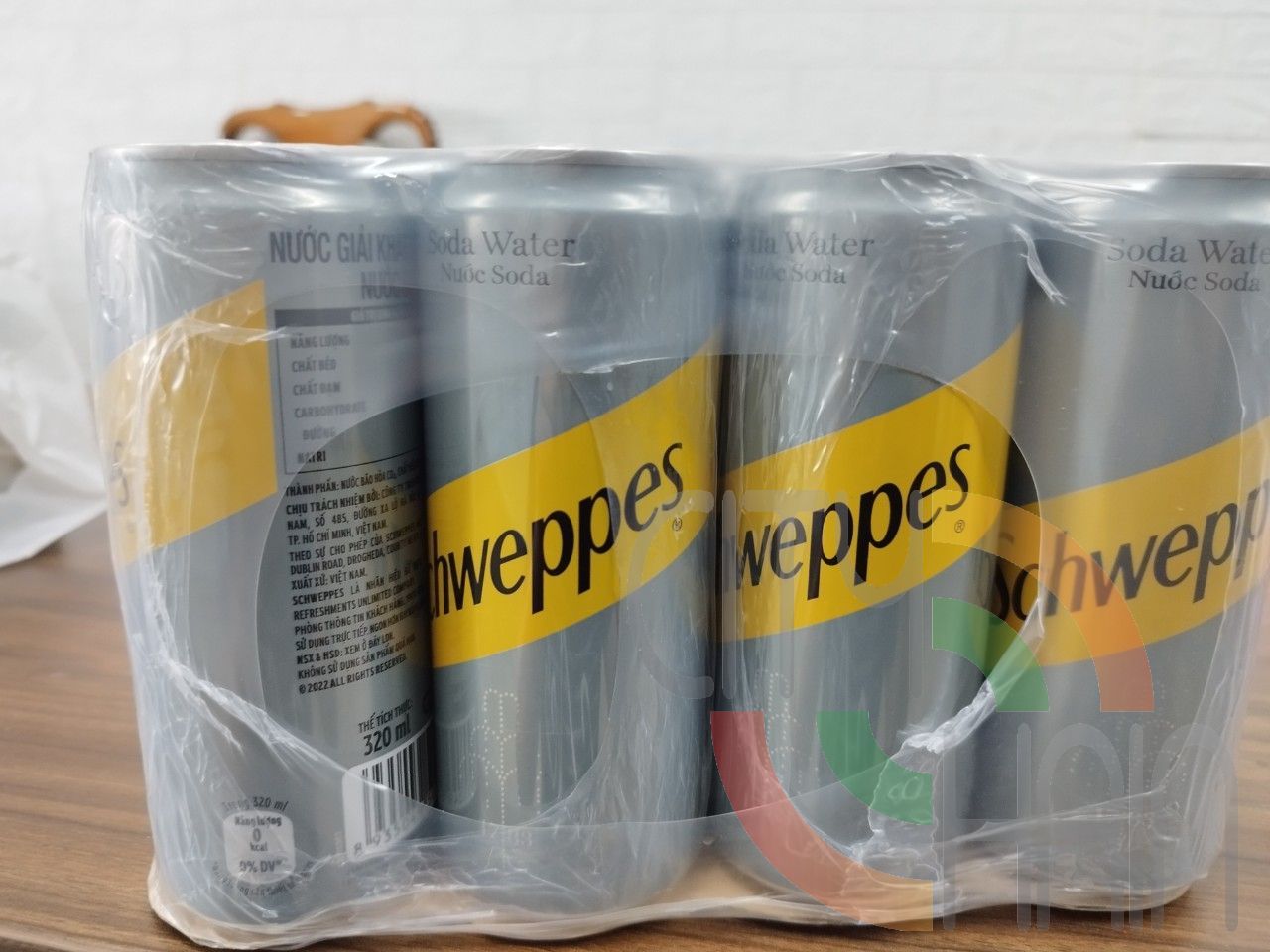 LỐC 6 LON SODA SCHWEPPES 330ML
