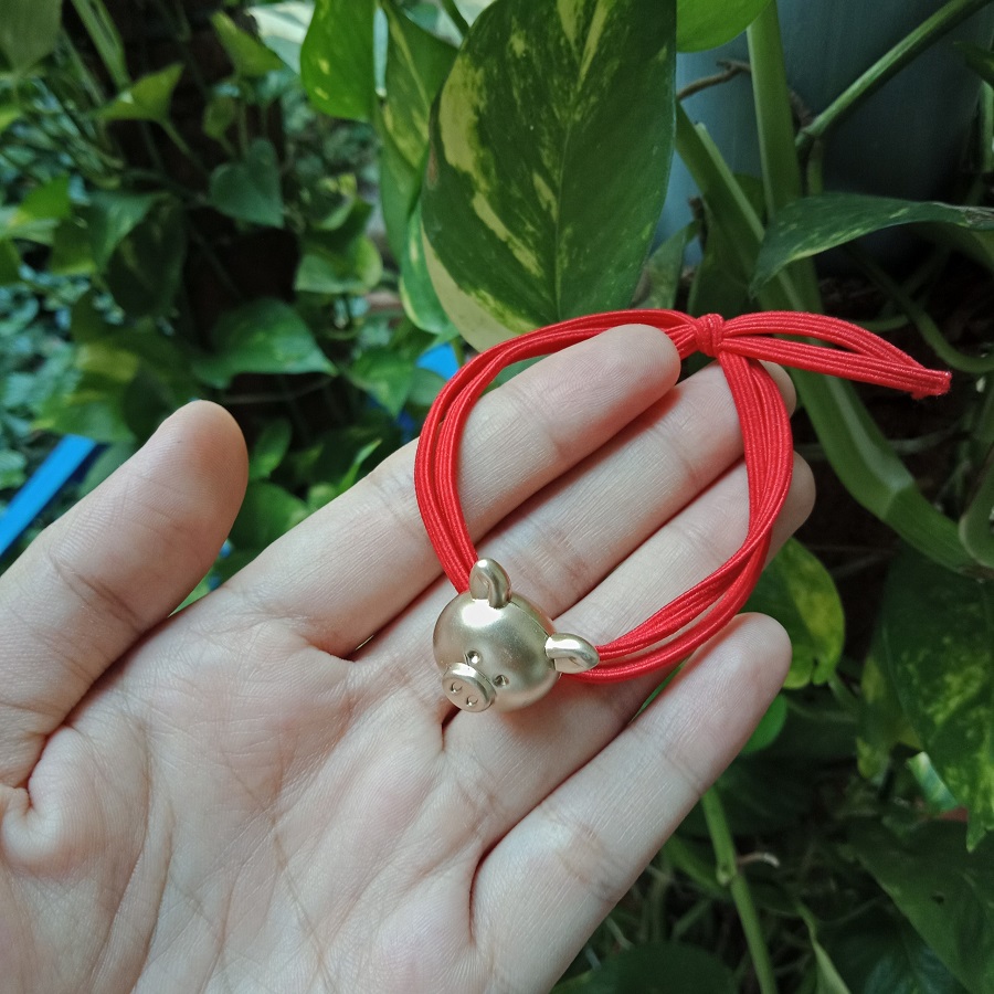 [HCM]Cột Tóc Cho Bé Hình Heo Dễ Thương