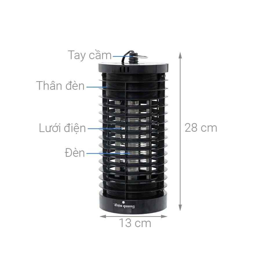 Đèn bắt muỗi Điện Quang ĐQ EML02 BL