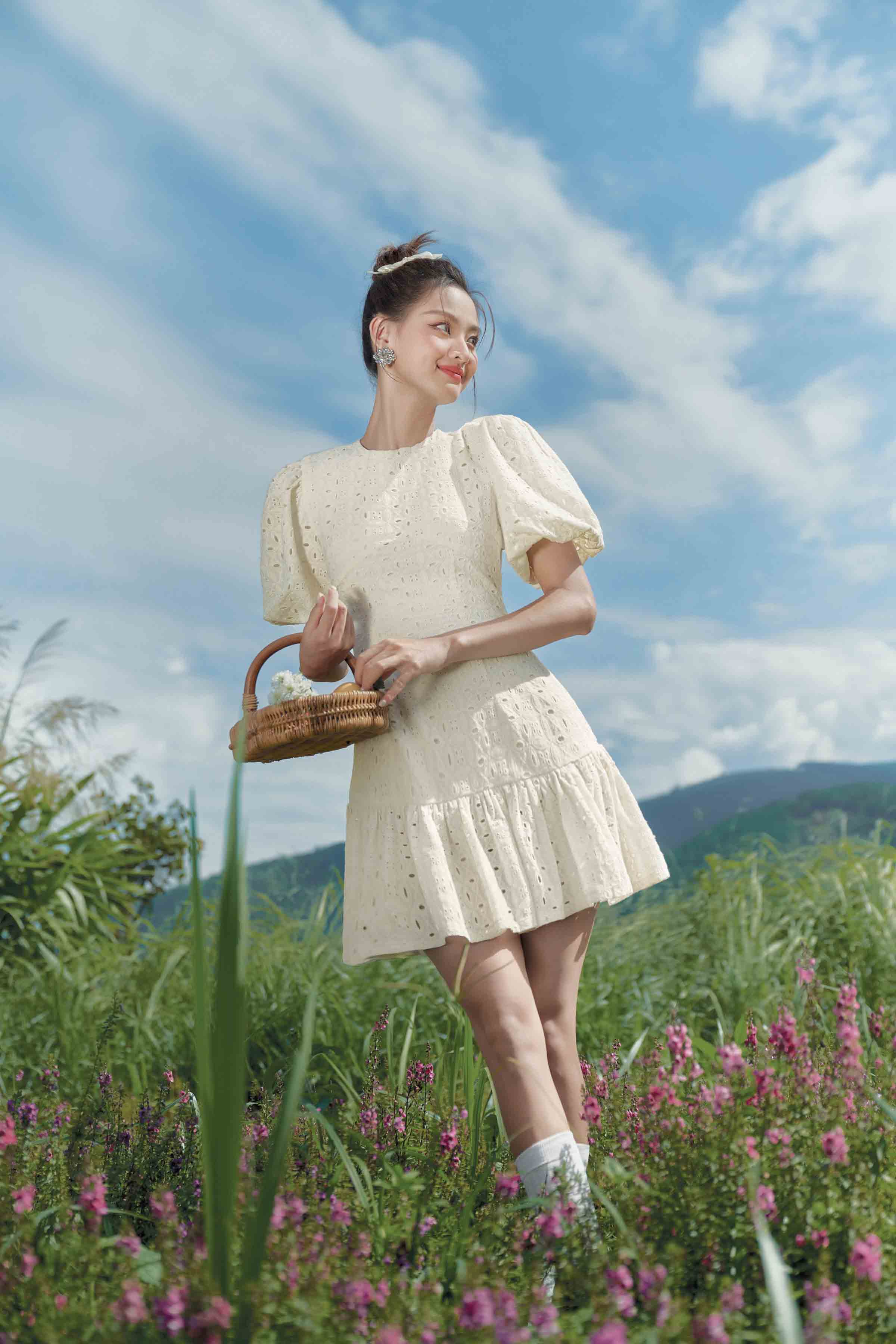 CÉLESTE - Váy hở lưng Audrey Dress