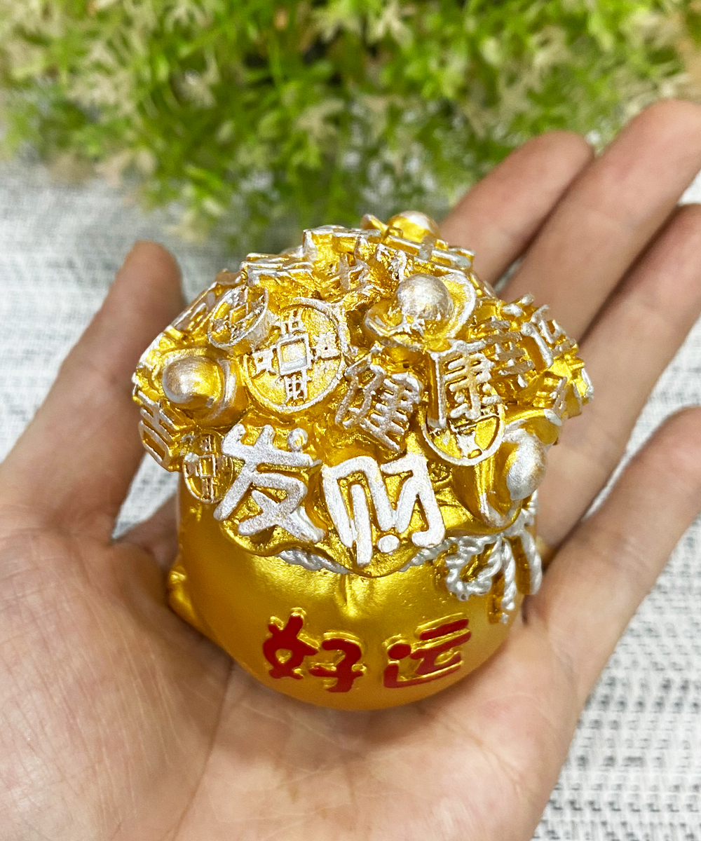 [HCM]Chậu vàng may mắn Đa Phúc 7cm