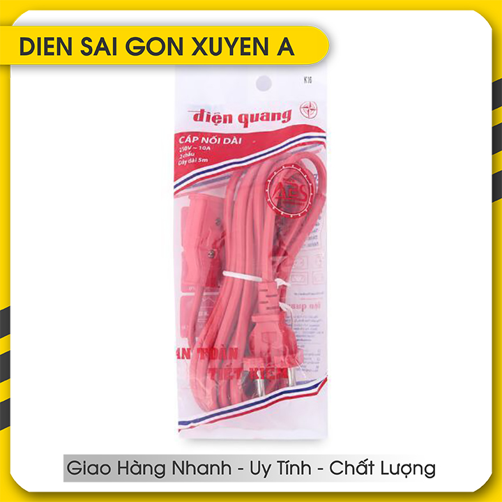 Dây điện Nối Dài 5m  Điện Quang - Điện Sài Gòn Xuyên Á