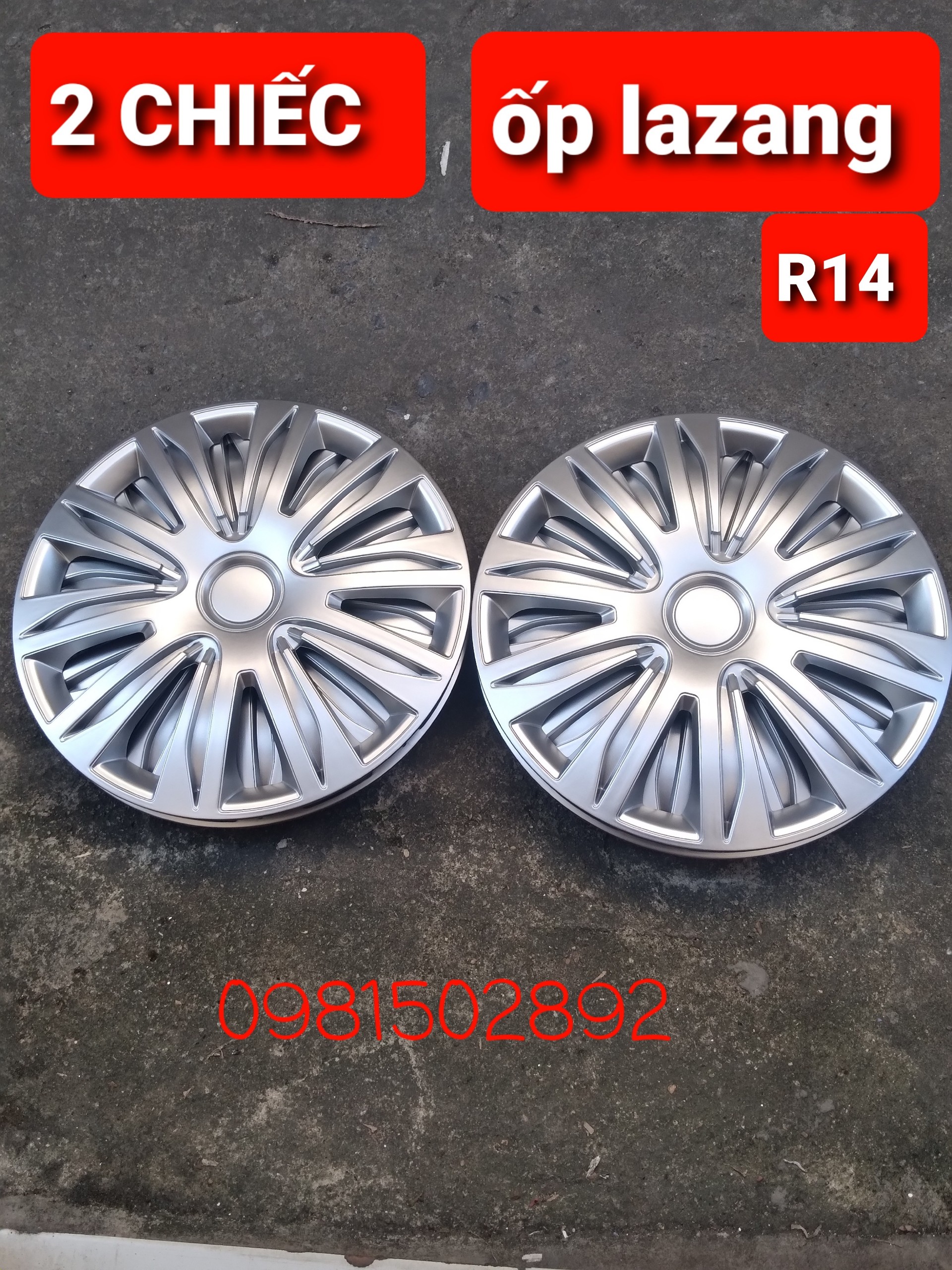 ốp chục mâm lazang xe ô tô 14 inch