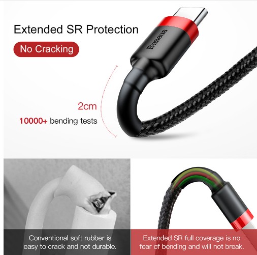 [ CHÍNH HÃNG ] CÁP BASEUS SẠC NHANH SAMSUNG - OPPO - XIAOMI CHÂN MICRO - BH 12 THÁNG