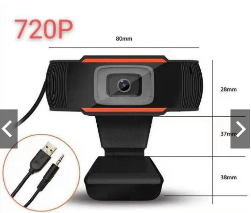Webcam máy tính Full HD 1080P/720P, webcam laptop, hỗ trợ học trực tuyến, livestream có Mic