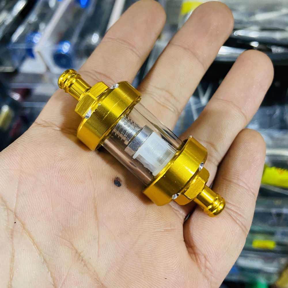 Lọc xăng thủy tinh cho xe máy
