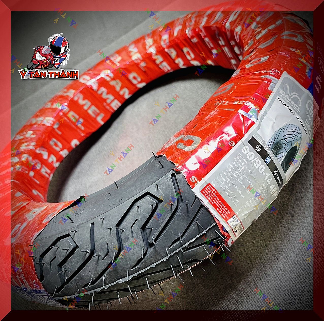 Vỏ Lốp Sau Xe Vario,Vision,Ab,Click Camel Gai City Grip Số 90/90-14 Ms 54