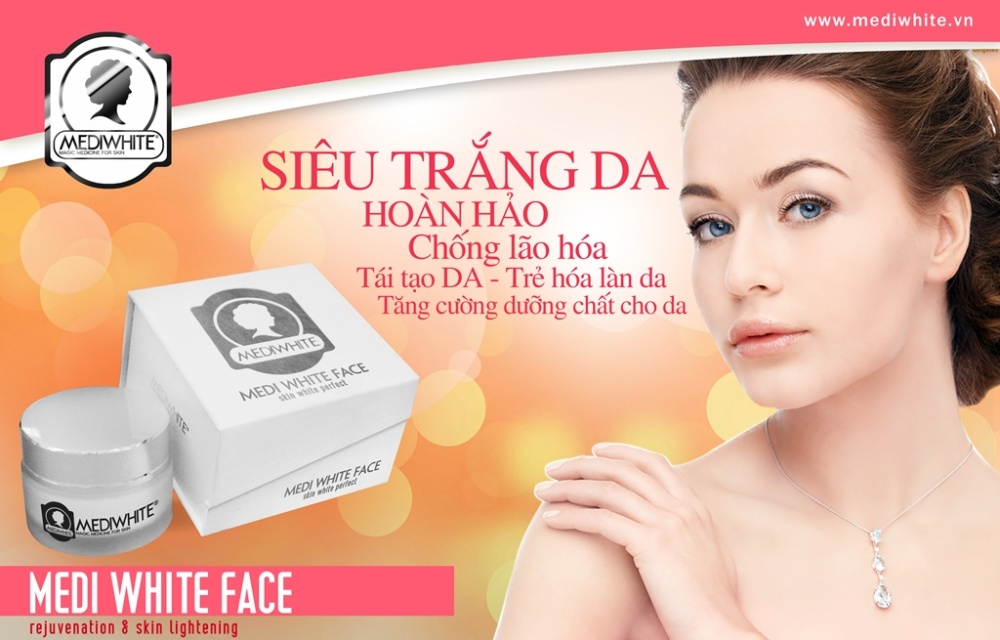 Kem trắng da mặt Medi White Face 30g