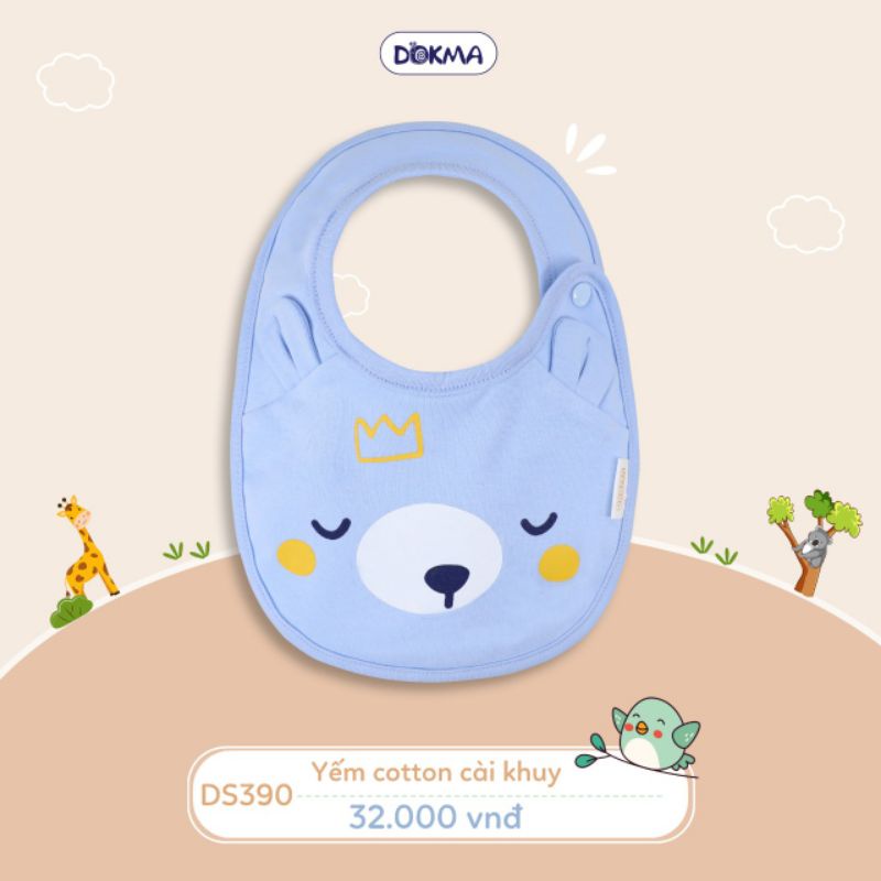 Yếm cotton Dokma cho bé