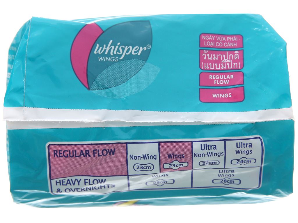 COMBO 3 GÓI - Băng vệ sinh Whisper siêu bảo vệ có cánh 10 miếng
