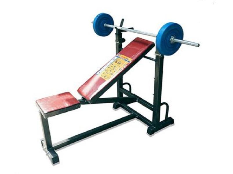 Ghế tập tạ đơn SADU HOÀNG ĐỨC (chưa có tạ và đòn)