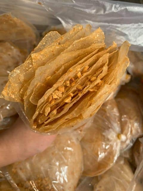 Bánh tráng muối tỏi - cực ngon 5 bịch