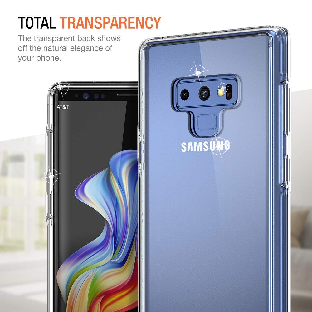 Ốp Silicon cho Samsung Galaxy Note 9 Trong suốt (Loại A+ chống ố vàng)