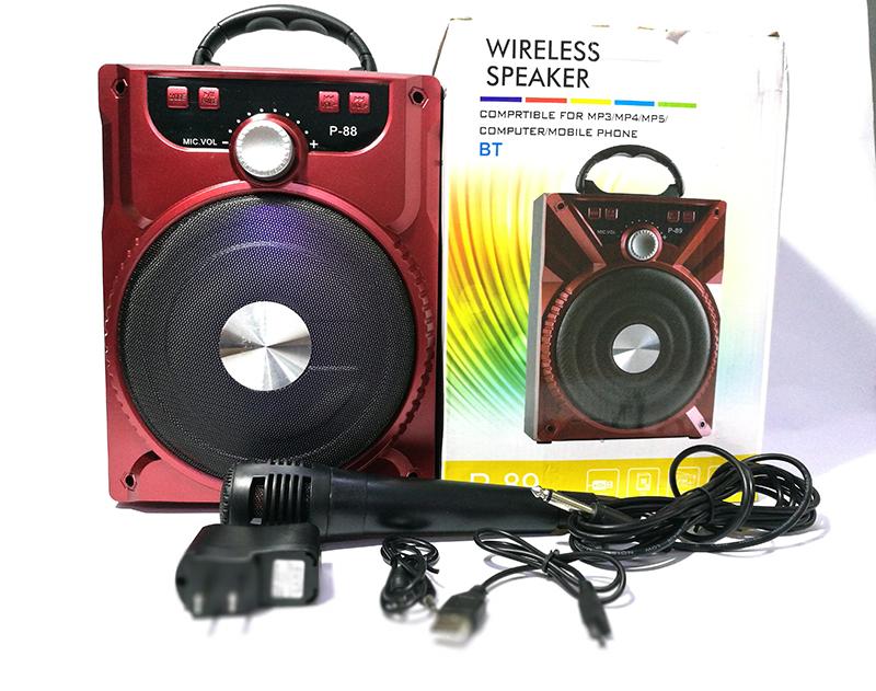 Loa Bluetooth Daile P88 (P89) tặng kèm micro có dây