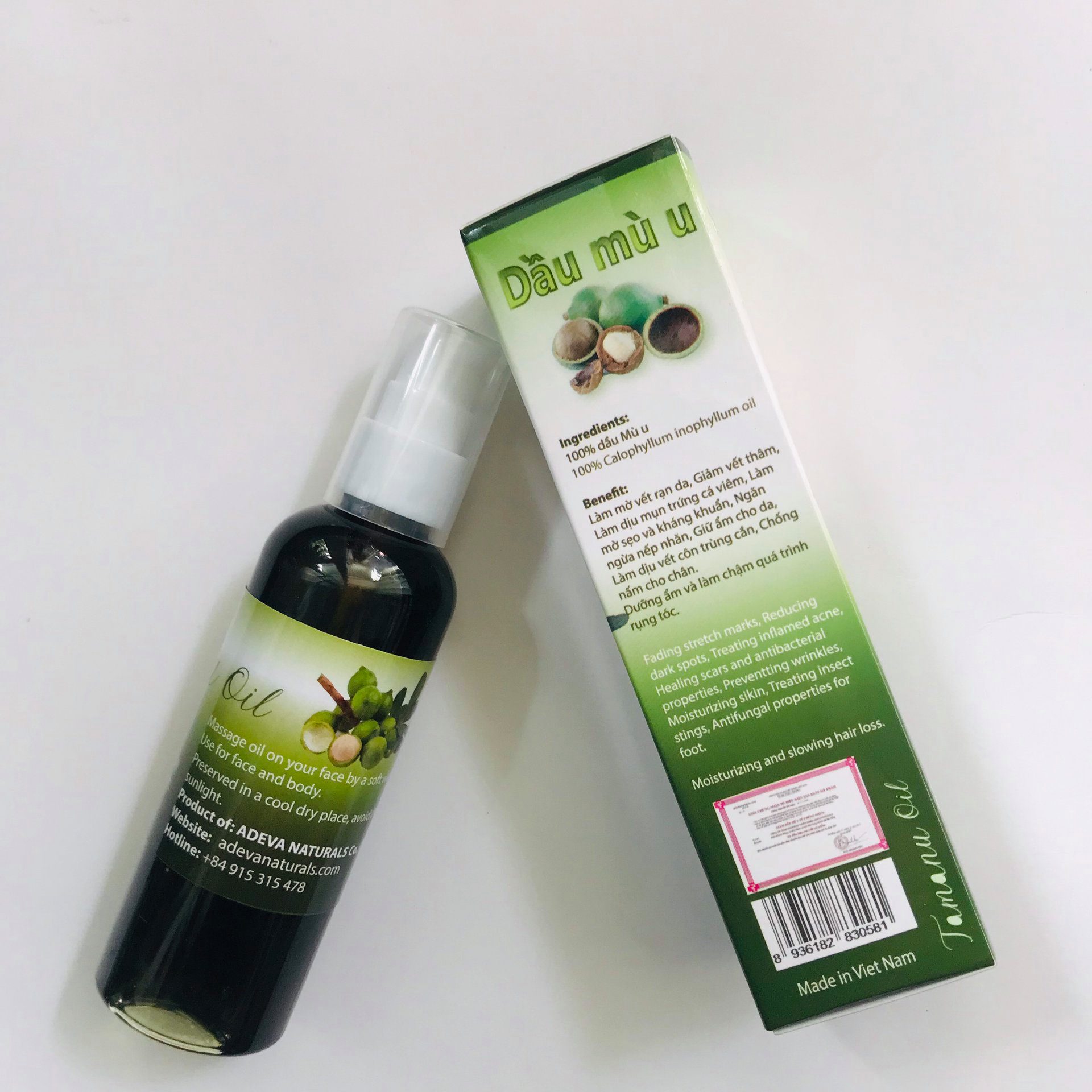 [HCM]Dầu mù u Tamanu oil - 100ml