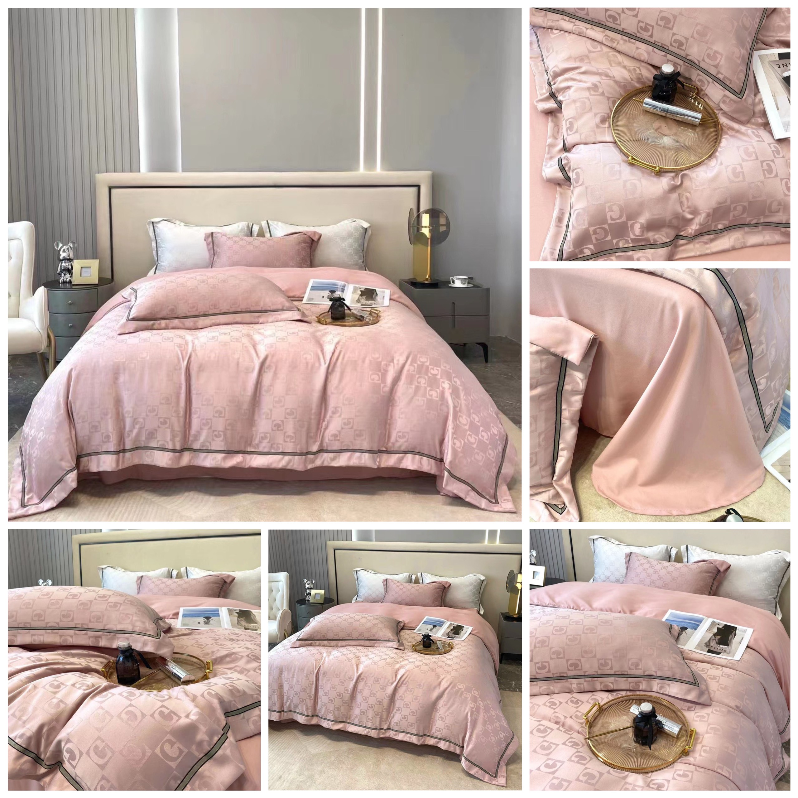 💥 set 4 món vỏ chăn ga gối phi lụa dệt chìm thương hiệu nhập khẩu