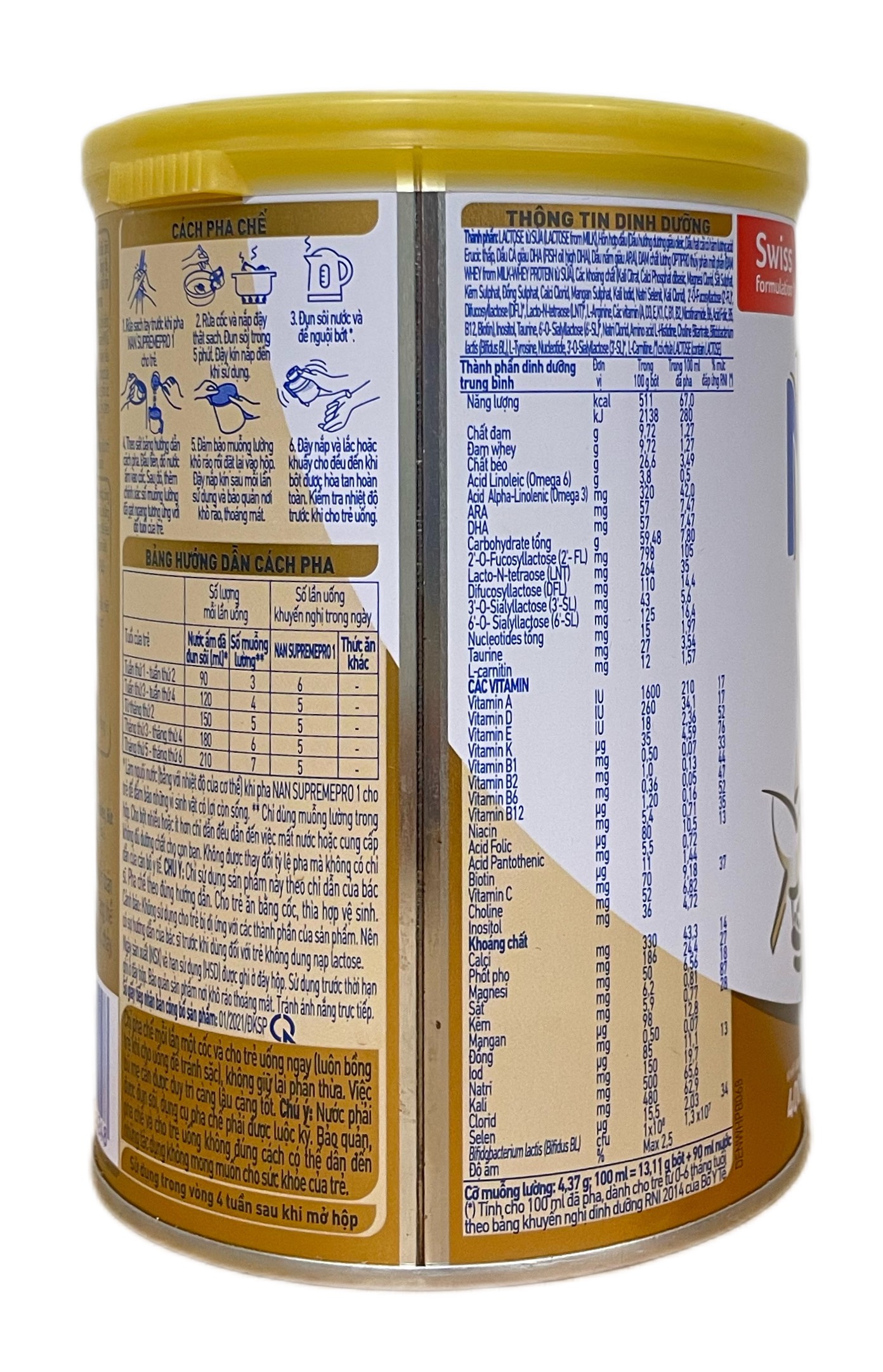 SỮA BỘT NESTLE NAN SUPREME PRO CÁC LỨA TUỔI