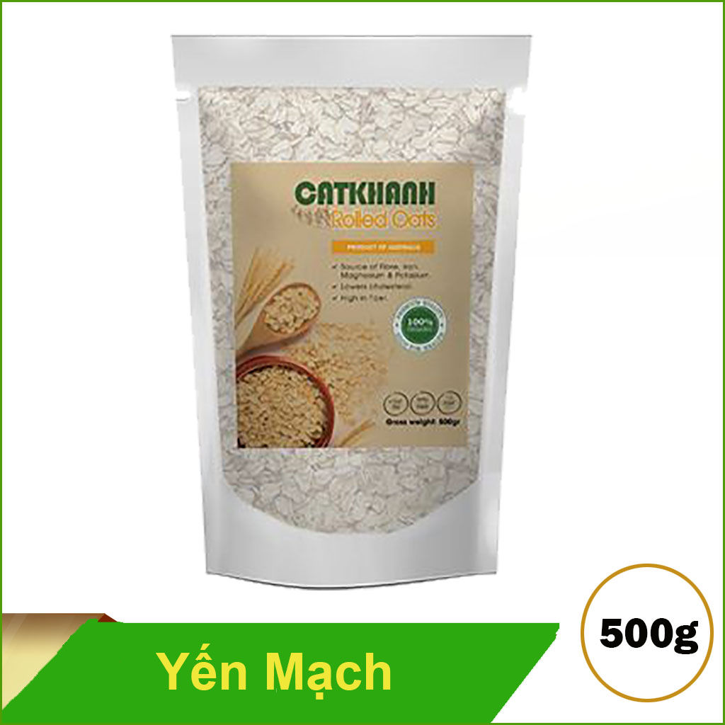 [HCM]Yến mạch Organic Cát Khánh 500gr