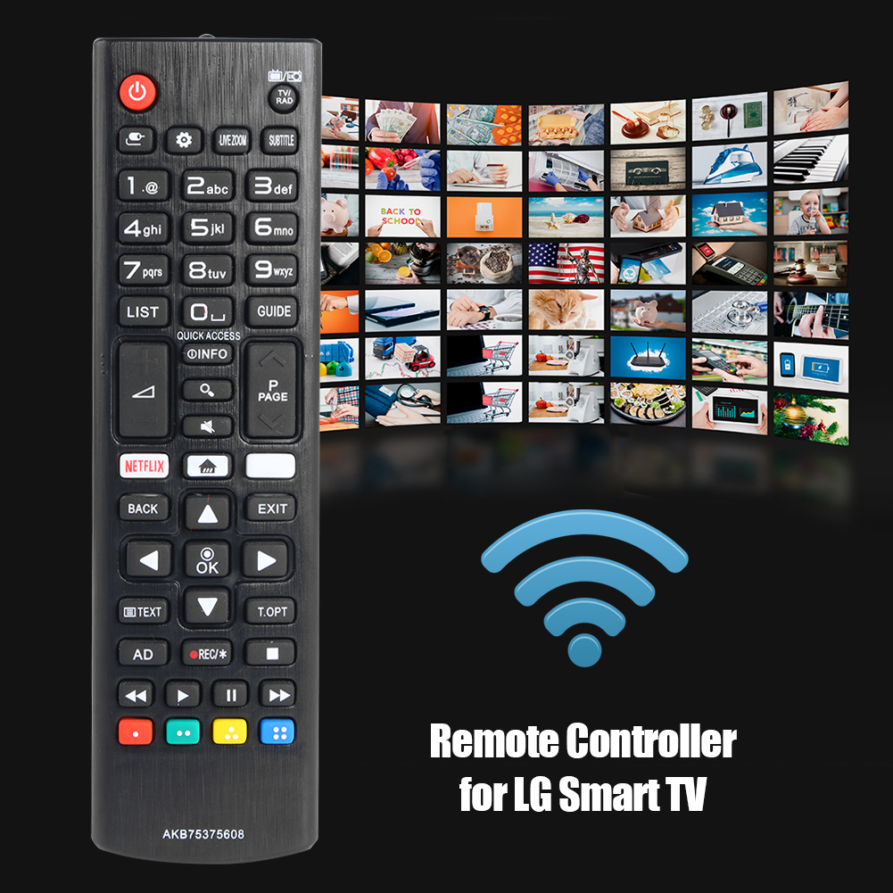 Professional Remote Control for LG Smart TV Television Replacement AKB75375608 TV Controller