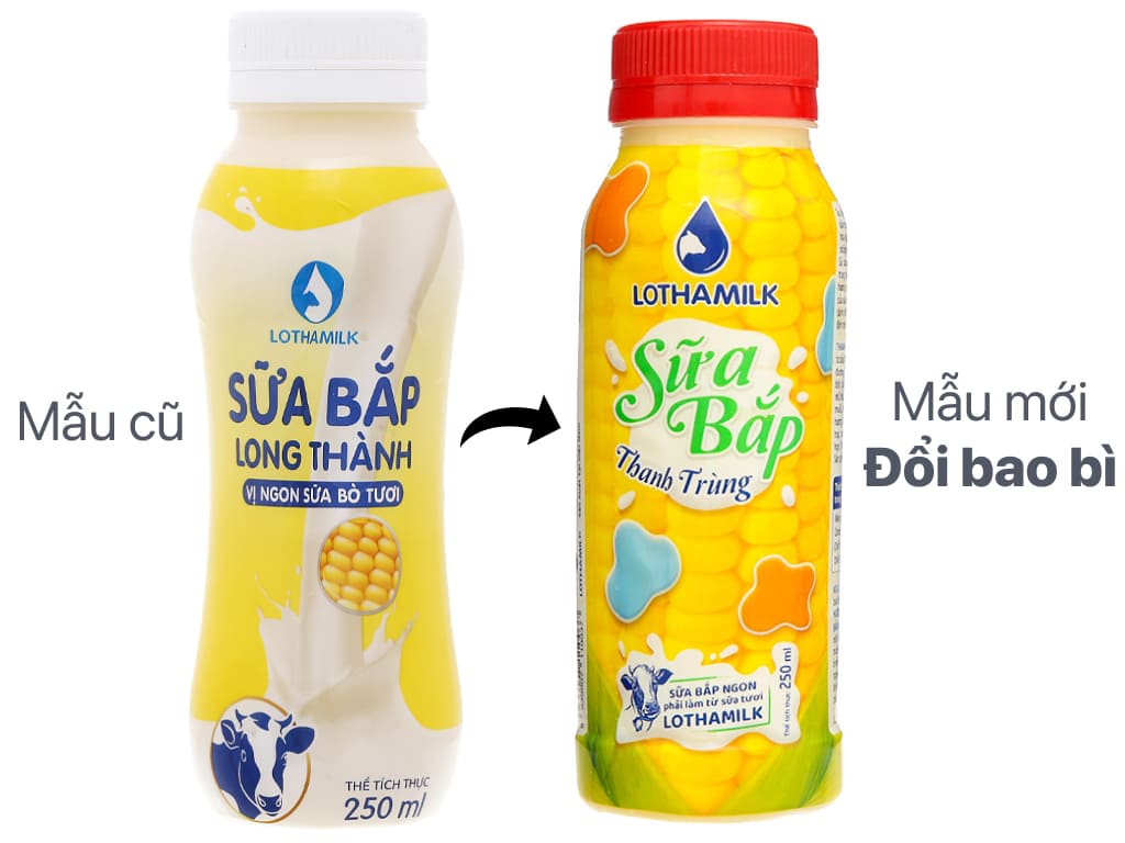 Sữa Bắp Thanh Trùng Lothamilk Chai 250ml
