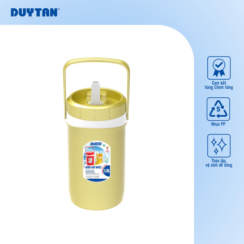 Bình giữ nhiệt Duy Tân 1.5L có vòi