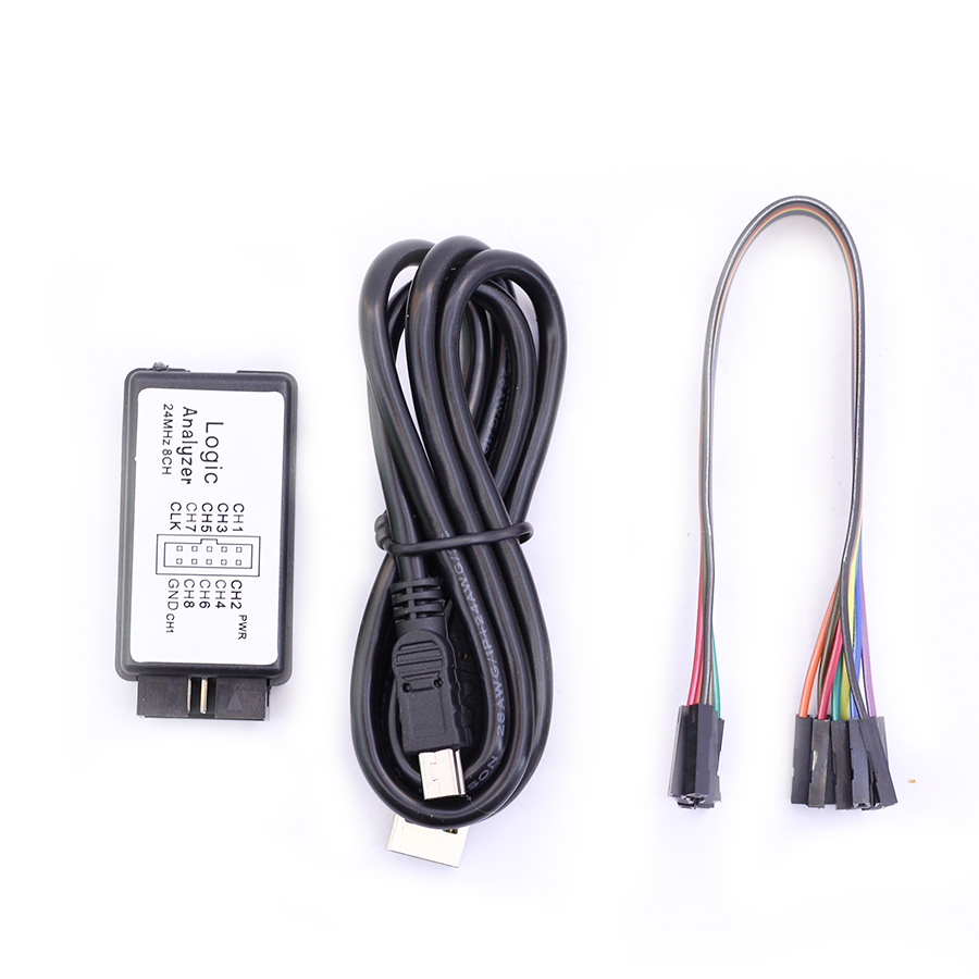 Mạch USB Saleae Logic Analyzer - 8 Kênh-24Mhz