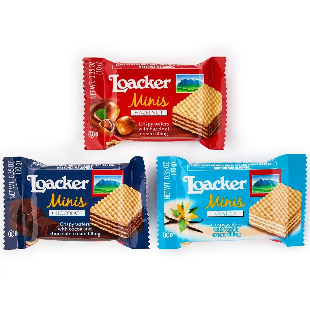 Hộp Bánh Xốp Loacker Minis Collection 240g