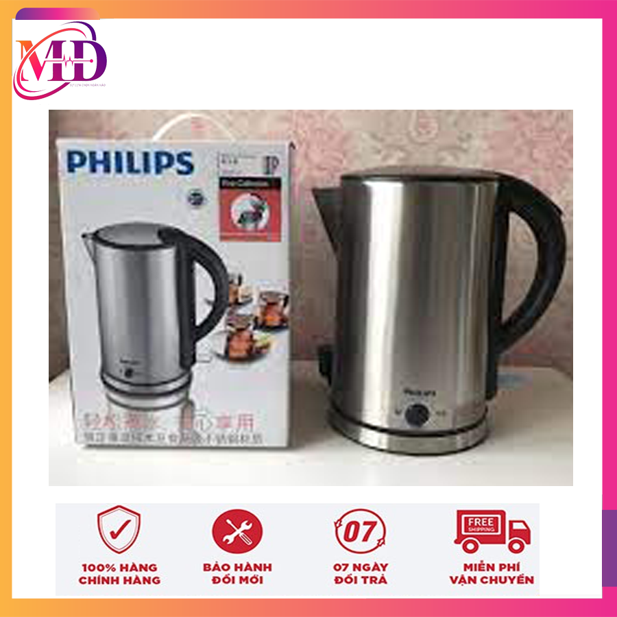 Ấm đun, bình đun nước siêu tốc Philips HD9316 1.7l - BH 24 tháng