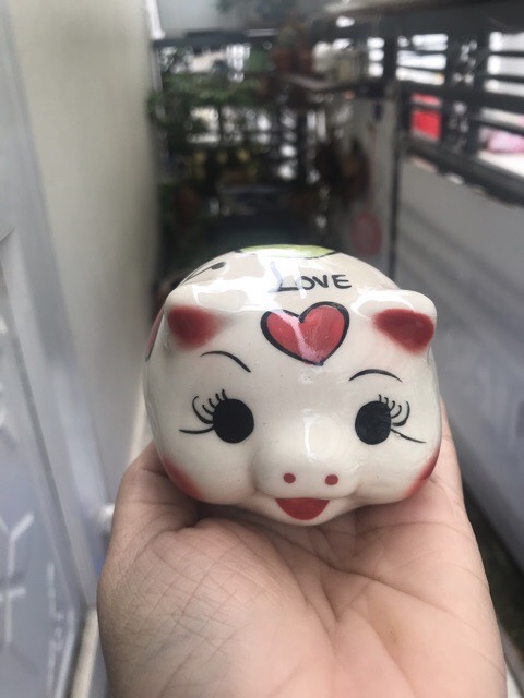 Heo đất sứ mini ( tiết kiệm vàng )
