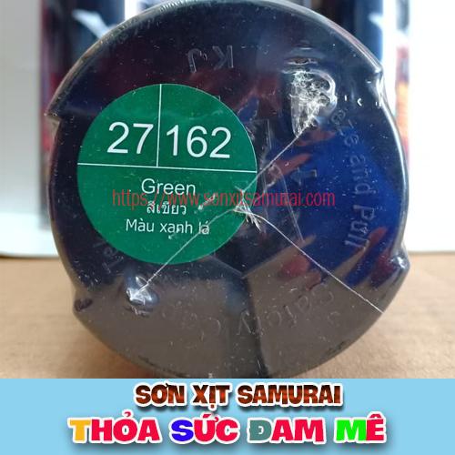 Chai sơn xanh lá 162 sơn samurai