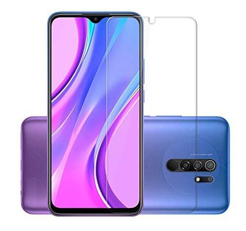 Kính cường lực trong suốt cho Xiaomi Redmi 9 (Kèm miếng lau)