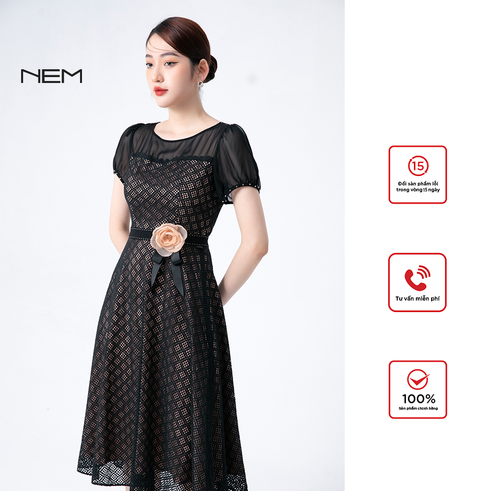 Đầm thiết kế nem fashion d01522