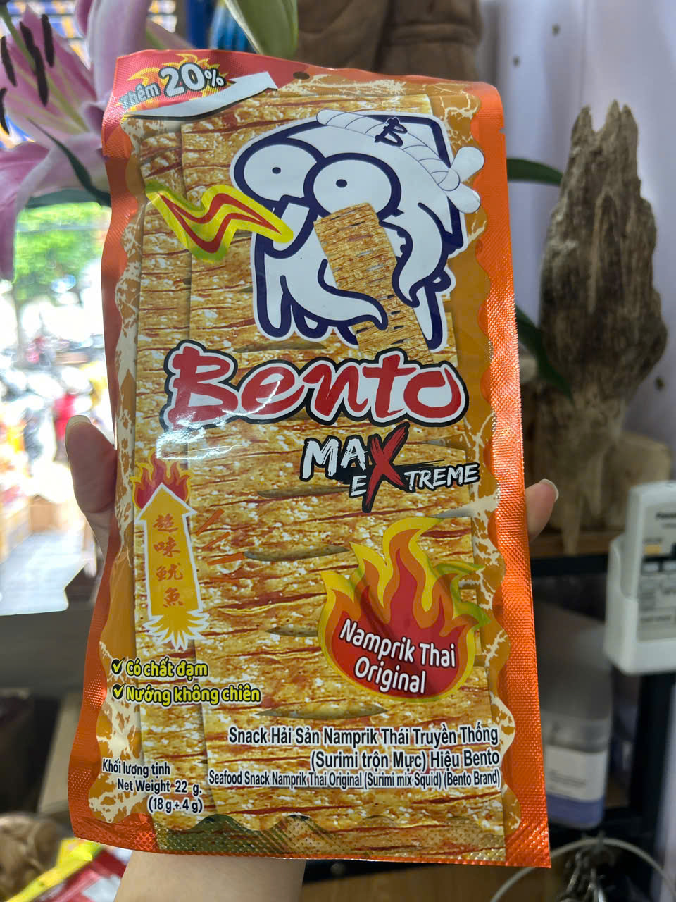 Snack Mực Bento Thái Lan đủ vị gói lớn - 18g