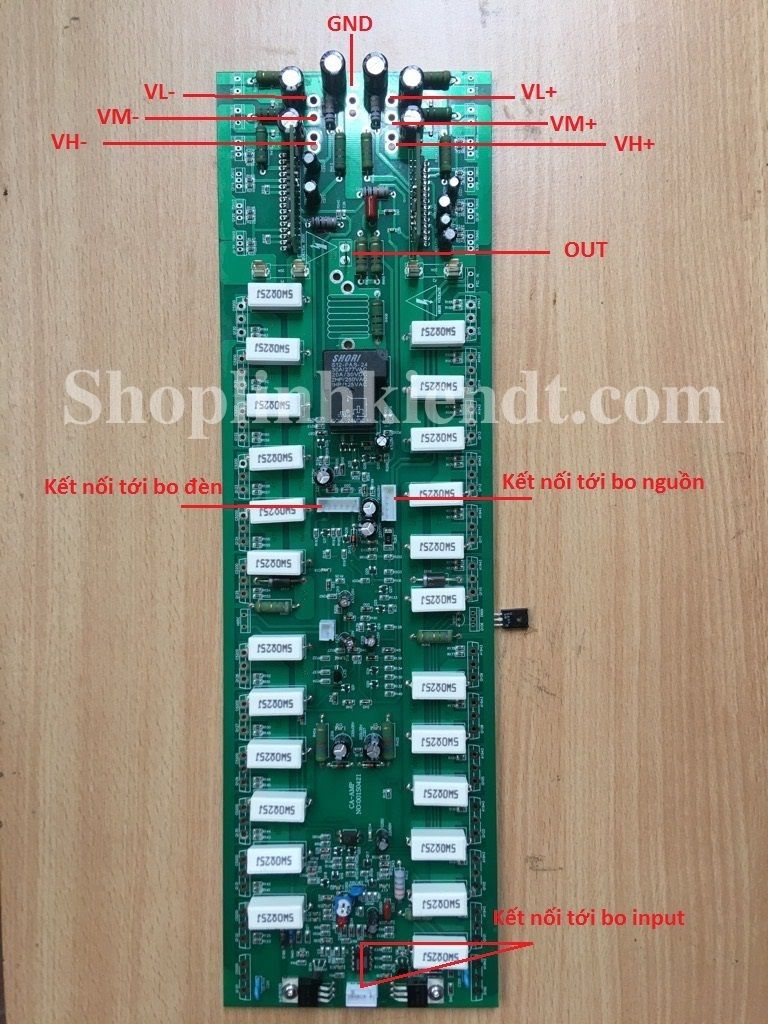Mạch công suất CA20 loại 3 cấp nguồn zin