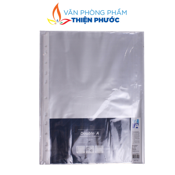 Bìa lỗ Double A sơmi đục lỗ [Xấp 10 cái] THIỆN PHƯỚC